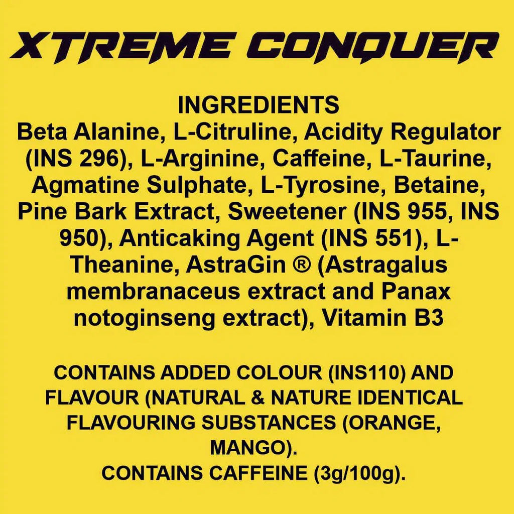 Conquer Xtreme Pre-workout