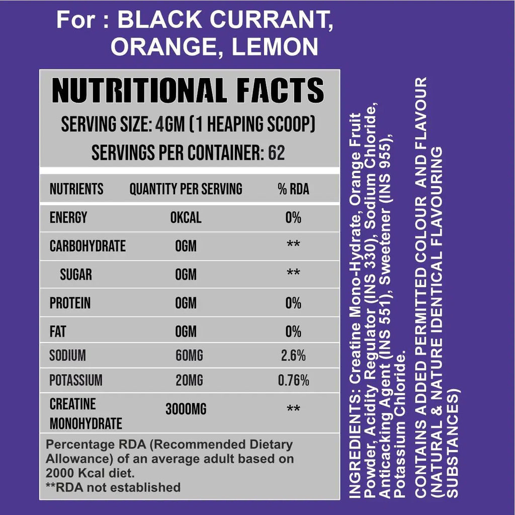 Creatine Monohydrate- Micronized