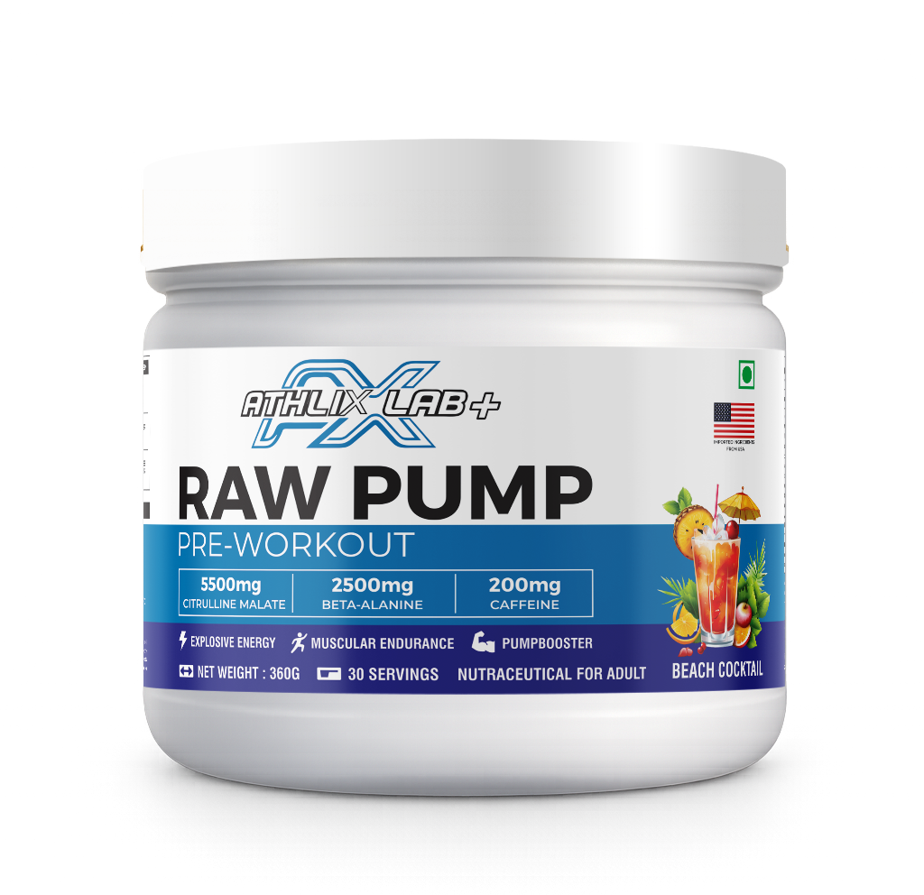 Athlix Lab Raw Pump Pre-Workout.