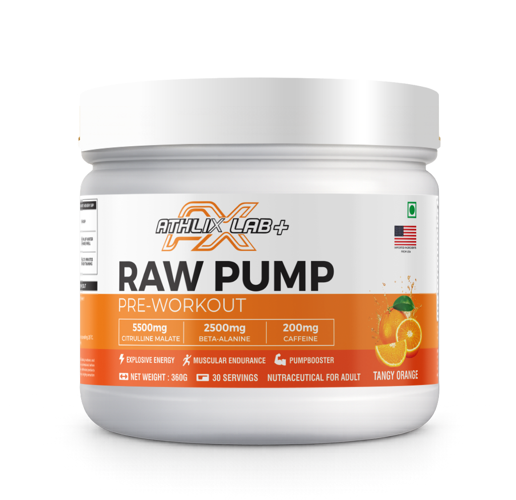 Athlix Lab+ RAW PUMP Pre-Workout.