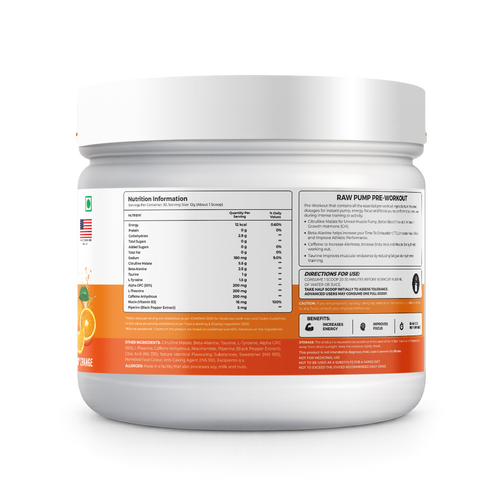 Athlix Lab+ RAW PUMP Pre-Workout.